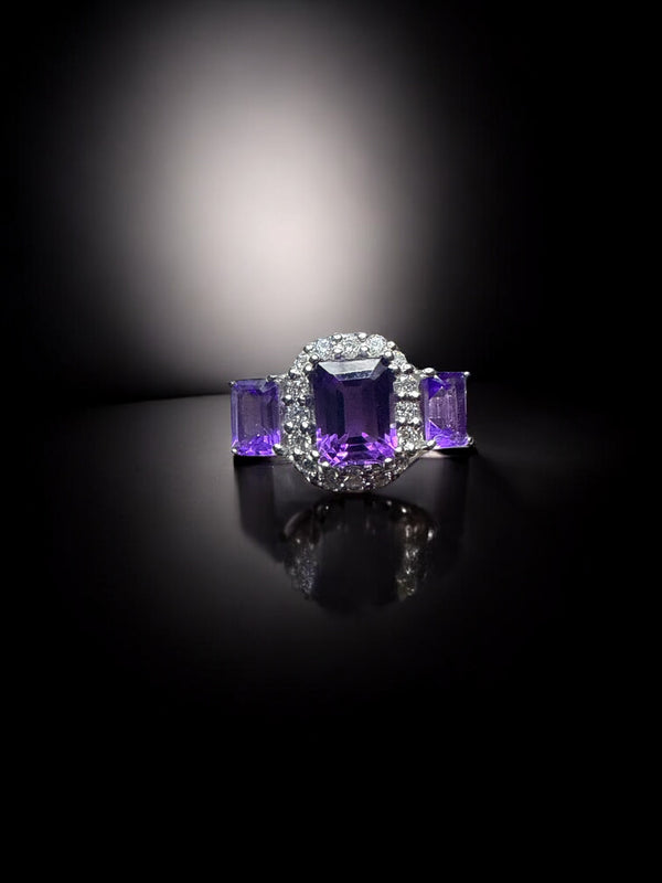 Purity Ring - Amethyst Sobriety & Emotional Healing Ring (Limited)