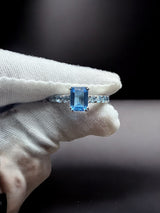 Blue Topaz Serenity Ring - Talisman of Emotional Healing & Peace