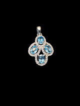 Blue Topaz Serenity Necklace - Talisman of Emotional Healing & Peace