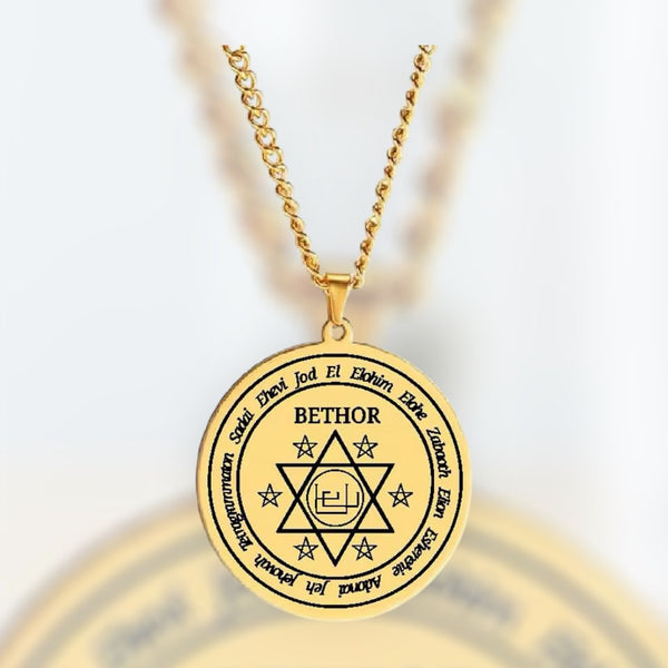 Jupiter Angel of Wealth, Authority & Expansion - Bethor Evocation Pendant