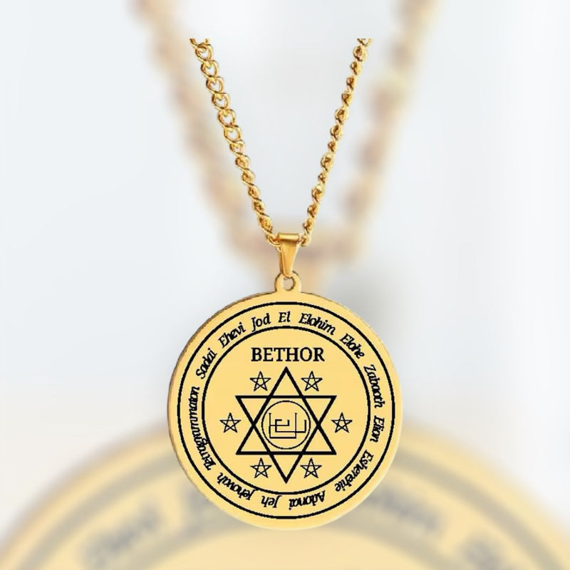 Jupiter Angel of Wealth, Authority & Expansion - Bethor Evocation Pendant