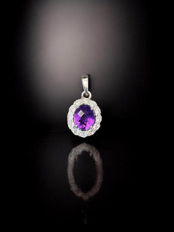 Purity Pendant Amethyst Sobriety & Emotional Healing Amulet (Limited)