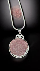 Rose Quarts Beauty Necklace