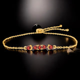 Magnetiq Lust Combo Garnet & Topaz Bracelet