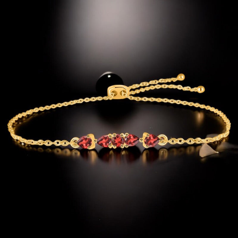 Magnetiq Lust Combo Garnet & Topaz Bracelet