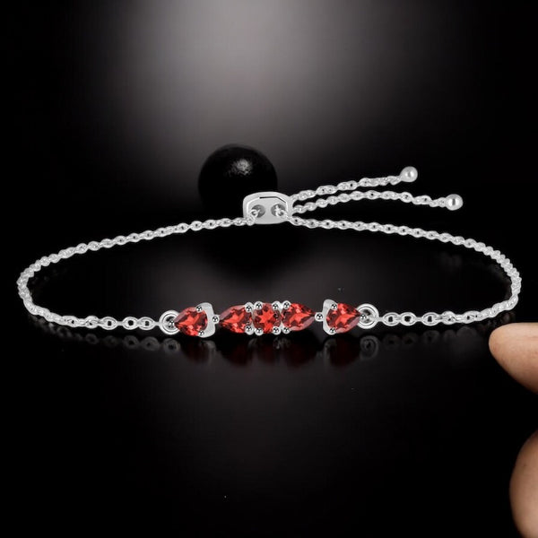 Magnetiq Lust Combo Garnet & Topaz Bracelet