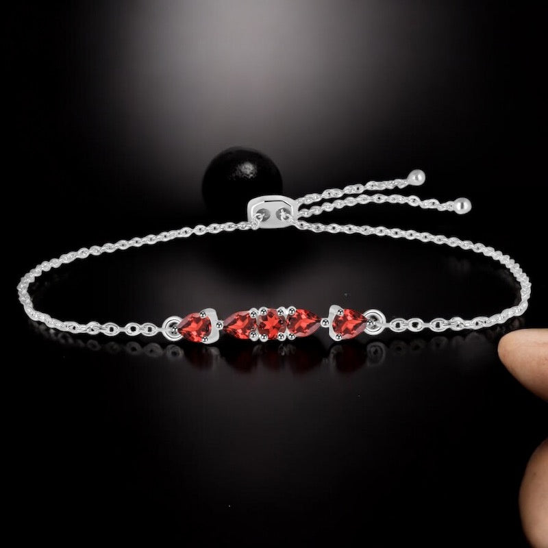 Magnetiq Lust Combo Garnet & Topaz Bracelet