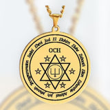 Sun Angel of Fame, Wealth & Creative Brilliance - Och Evocation Pendant