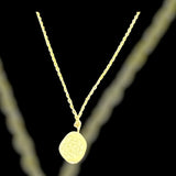 Unbound — The Deliverance from bondage - Pendant 18k Gold PVD + Opal