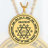 Saturn Spirit of Binding, Stoppage – Arathron Evocation Pendant