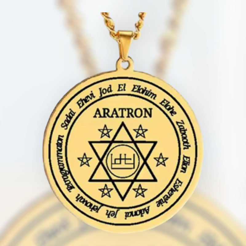 Saturn Spirit of Binding, Stoppage – Arathron Evocation Pendant